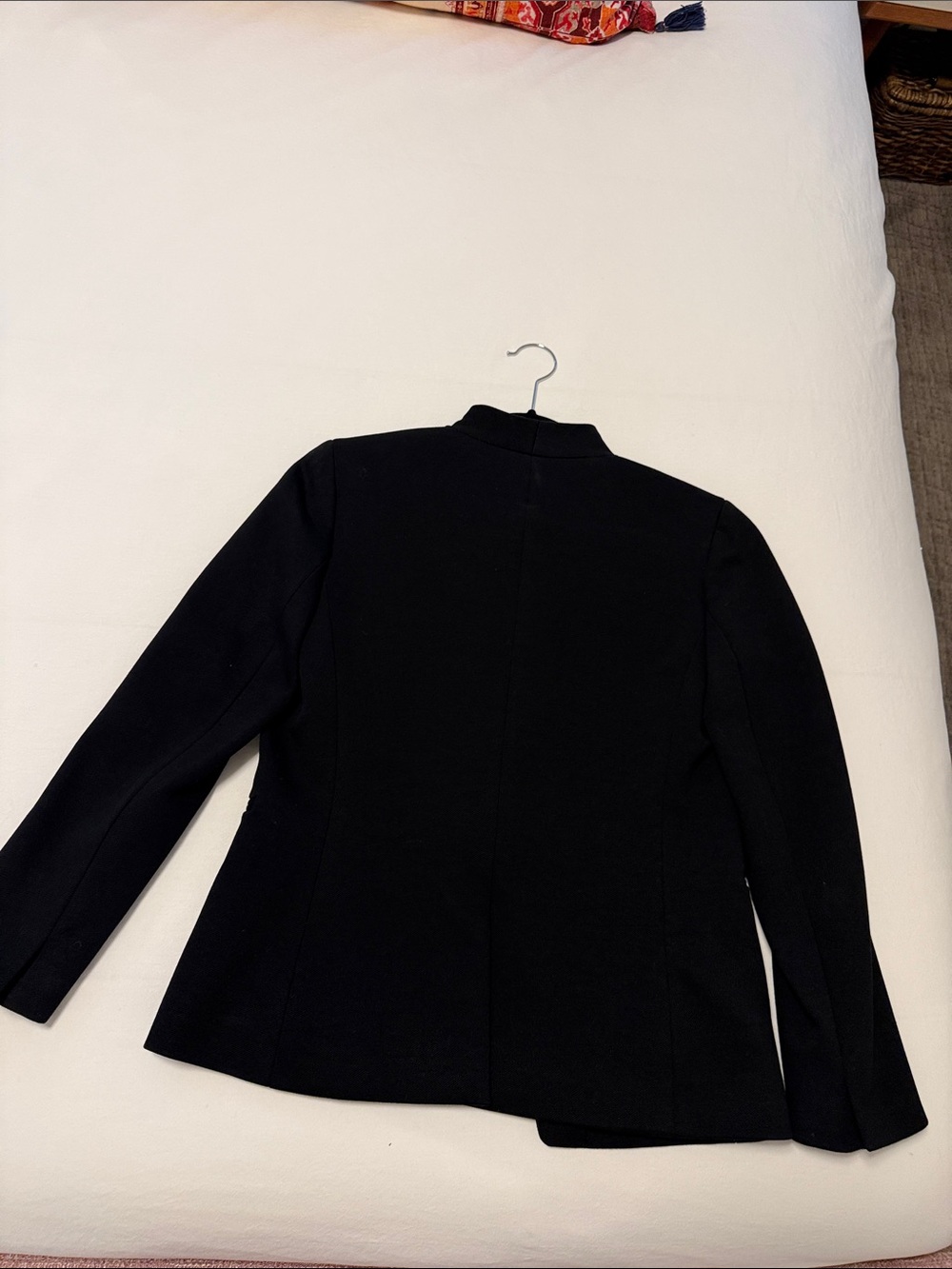 JCrew 365 Black Collarless Open Blazer Jacket - Picture 2 of 5